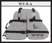 SEAHORSE Made in USA WV-10 Type V / Vinyl Coated Work Vest Durability, comfort and safety help meet your worker s safety requirements and your bottom line: DURABILITY: The best components are used to