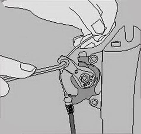 Use Allen key to adjust the regulator shifting pads to proper position. 3.