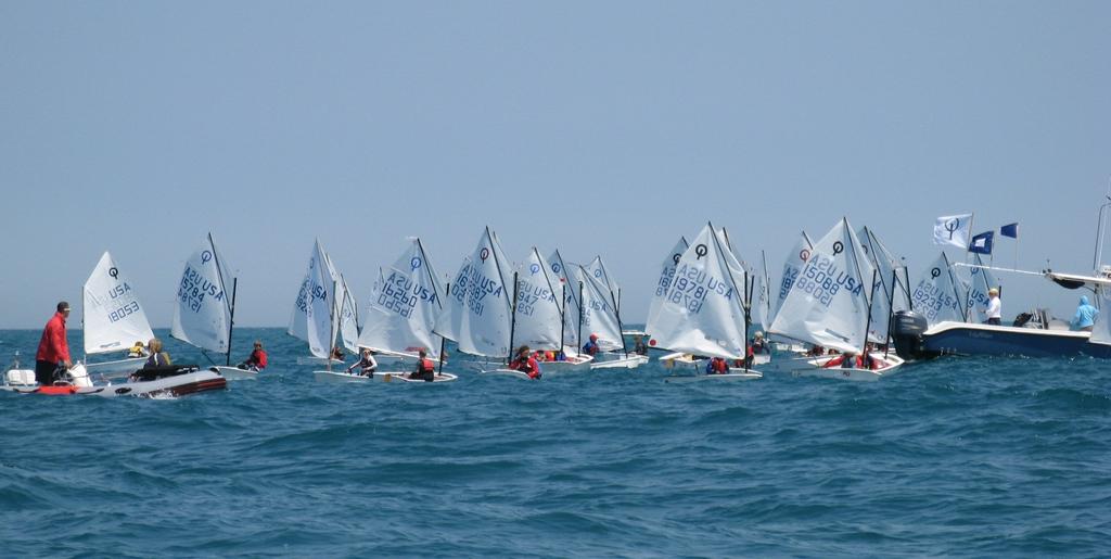 Opti Racing Intermediate Optis (Green Fleet) Age: 8-12 Year Olds Cost: $300 per session or $550 for Full Summer Day/Time: M-Th, 9am-Noon Session 1: June 15-July 2 Session 2: July 6- July 23 The