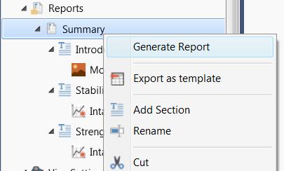 Create reports in Word format