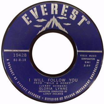 EV59 The first Everest singles featured the 9- prefix that also appeared on Decca singles at the time.