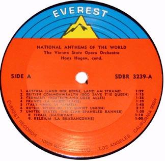 EV68 Several record labels engineered a label redesign in 1968; Everest was one of them.