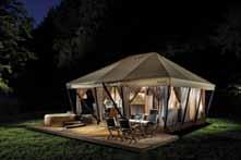 ZLATO PRIZNANJE Butični, mobilni in zložljivi šotori, namenjeni glampingu Podjetje: ADRIA DOM, d. o.