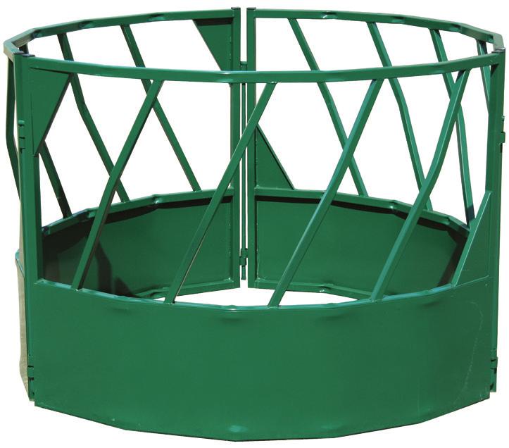 ROUND BALE FEEDER 3 section 8 4" diameter Stands 48" high 1 1/4 x 100 wall tube