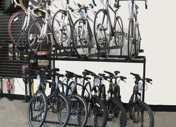 Trays on 2nd tier only Trays with Deluxe Spacesavers on floor * Trays on both tiers bikes 6 bike 7 bike 8 bike 12 bike 14 bike 16 bike starter add-on 3rd tier $ 727.00 $ 652.00 $ 652.00 $ 812.