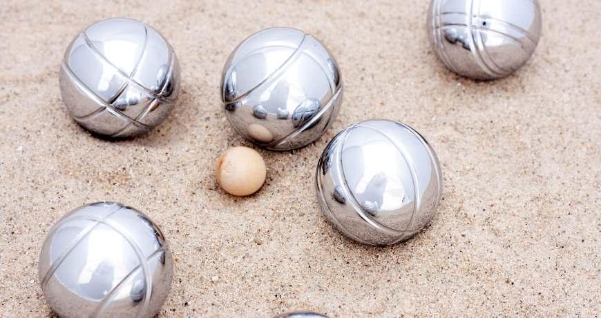 PETANQUE Having originated in France, petanque has become popular all over the world.