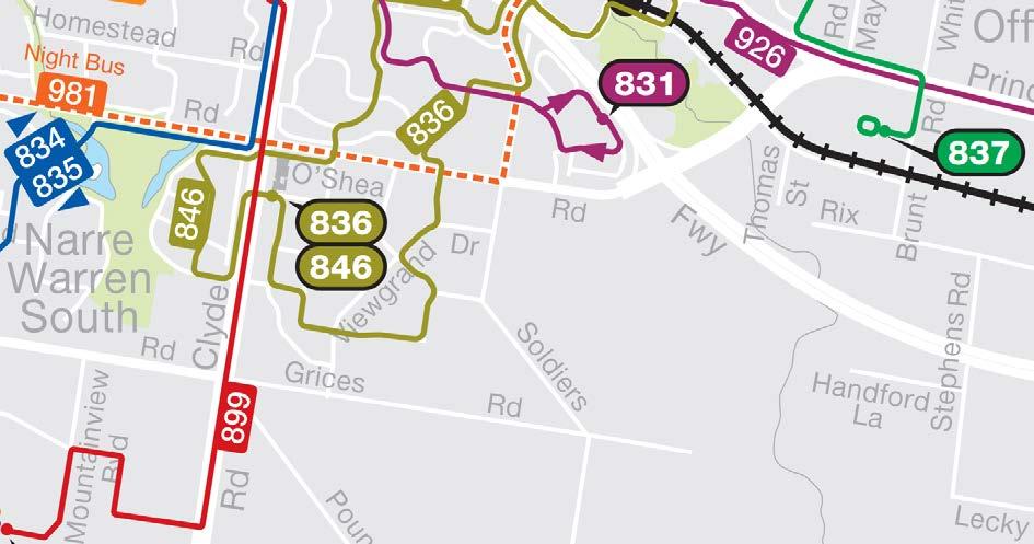 I note that whilst no traffic count was conducted on Soldiers Road in the section between Wurundjeri Boulevard and Hazelnut Boulevard.