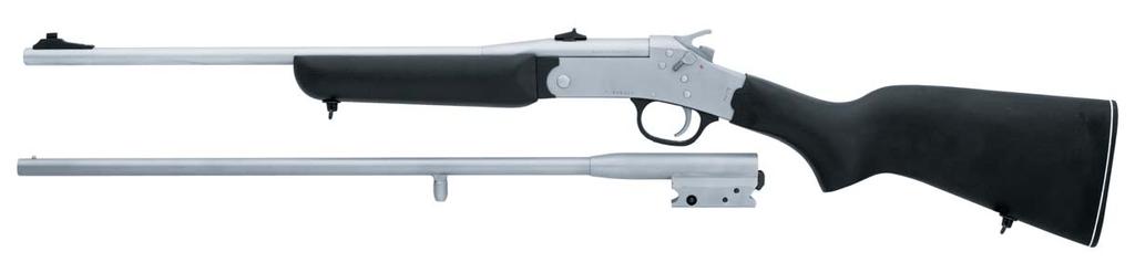The result is a highly reliable rifle with adjustable sights and a button rifled barrel for enhanced accuracy, that quickly swaps barrels to become your newest, favorite shotgun.