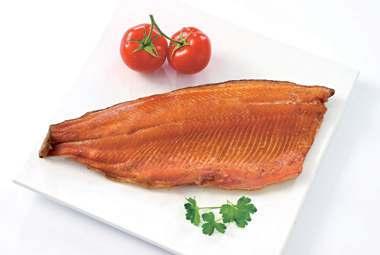 fillet   Hot-smoked whole trout  about