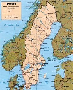 Zviedrija Vispārīgā informācija Oficiālais nosaukums: Zviedrijas Karaliste Valsts iekārta: konstitucionāla monarhija Galvaspilsēta: Stokholma Valsts valoda: zviedru Iedzīvotāju skaits (2008): 9,256