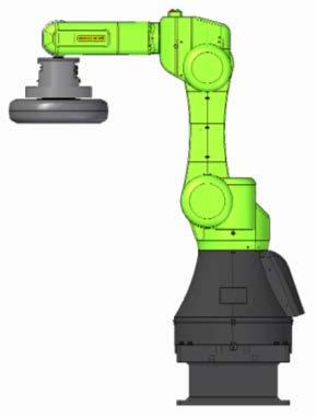 CR products - Features Contact stop The robot stops sensitively when an operator contacts at any portion of the robot, gripper or part Area in which the