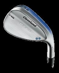 NEW V SOLE GRINDS V-LG Cleveland s narrowest low bounce sole for maximum versatility. The thinner sole is ideal for tight, firm course conditions and those with a shallow angle of attack.