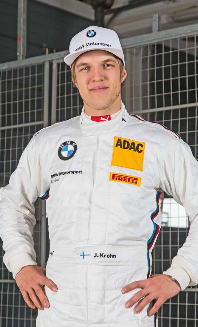 JESSE KROHN. BMW MOTORSPORT JUNIOR OF THE YEAR 2014. FACTS & FIGURES. Date of birth 3 rd September 1990 BMW M6 GT3 Junior car in the ADAC GT Masters, in which Krohn will contest the entire season.