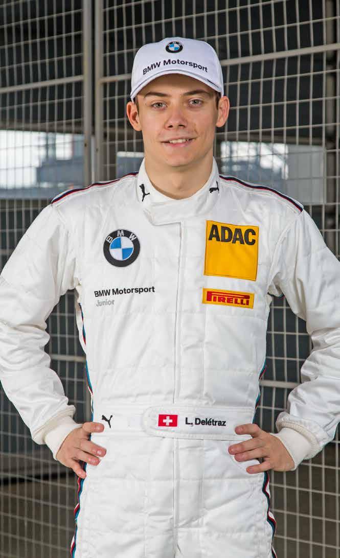 LOUIS DELÉTRAZ. BMW MOTORSPORT JUNIOR OF THE YEAR 2015. FACTS & FIGURES. Date of birth 22 nd April 1997 his career in single-seater racing, parallel to his race outings in the BMW M6 GT3.