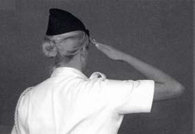 The salute is rendered when the person or colors to be saluted is at a 6-pace distance, or at the nearest point of approach