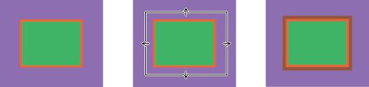 6 Instant Trapper To choke several objects with the background, hold Option and Shift while dragging the rectangle. Note: Instant Trapper treats an object and its stroke as two different objects.