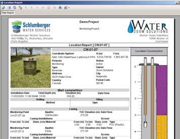 seamlessly integrated groundwater software package. Monitoring Well Data Management - Create, modify, and display X, Y, Z location data, borehole lithology, well construction design, and time-series.