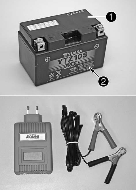 WORK 7 3.4Recharging the battery Warning Risk of injury Battery acid and battery gases cause serious cauterization. Keep batteries out of the reach of children.