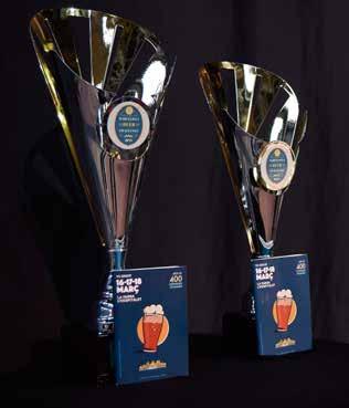 to the style to which beer is ascribed. Award for the best brewer. This prize will be awarded the set of beers presented by the same brewer, and who obtains more points among all the beers.