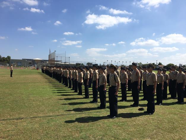 Being in charge of our almost 400 cadets is no easy task and is something our students work towards proving themselves each and every day, as members of our NJROTC
