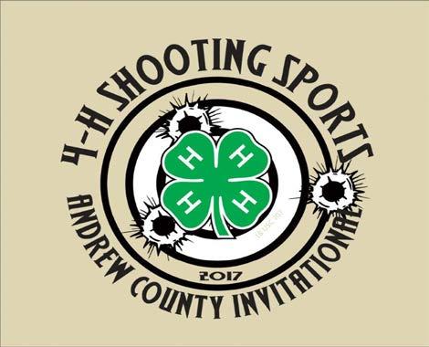 ANDREW COUNTY 4-H REGIONAL SHOOTING SPORTS INVITATIONAL EVENT T-SHIRTS PRE-ORDER ONLY ORDERS DUE MAY 19th NAME COUNTY EMAIL PHONE Youth Small to Adult XL $12.00 Adult 2XL & 3XL $14.