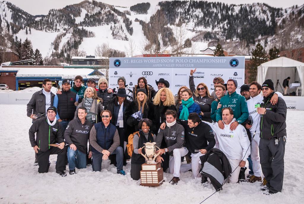 defeated FlexJet 10-5 on Saturday, December 19 to win the St. Regis Snow Polo World Cup in Aspen, Co.