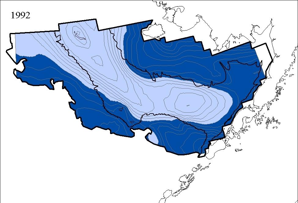 Cold Pool extent 1992