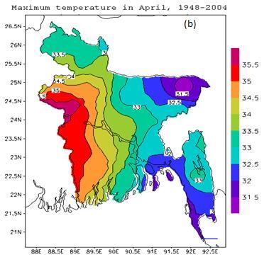 Temperature ( o C) Standard deviation ( o C) 4. Results & Discussions 4.1. General Climatic Condition of Bangladesh Av.