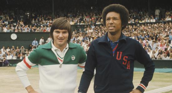 Grand Slam Titles/Davis Cup Players Arthur Ashe (right) defeated fellow Bruin Jimmy Connors, 6-1, 6-1, 5-7, 6-4 in the 1975 Wimbledon final. Grand Slam Titles (43) Davis Cup Players (27) Player.
