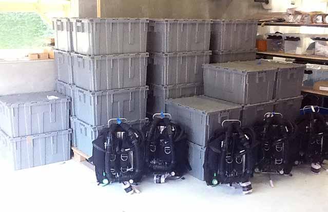 Dear friends and team mates! There are quite a lot of frustrated customers on the European market that are now waiting for their JJ-CCR rebreathers locked up in our warehouse.