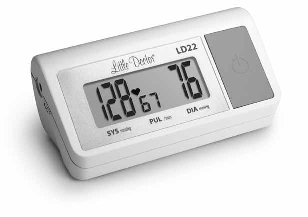 LD22 Digital Blood Pressure Monitor Instruction Manual Ciśnieniomierz elektroniczny