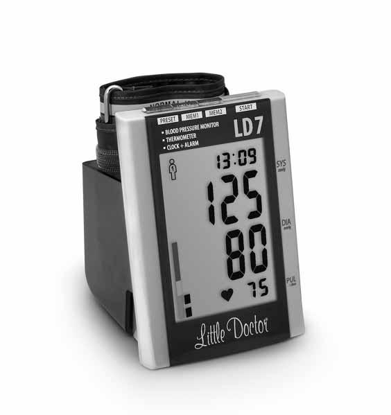 LD7 Digital Blood Pressure Monitor Instruction Manual