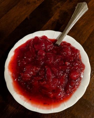 Fresh cranberries and velvety-smooth turkey gravy are the perfect accompaniment to Fran s stuffed turkey dinner!! Classic Family Sides: (recipes not included for brevity!) Fran s Country corn pudding.