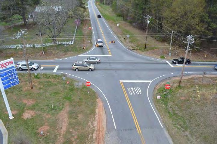 Convert Stop Controlled Intersection to Mini Roundabout SR-11/SR-124/Galilee Church Road, Jackson