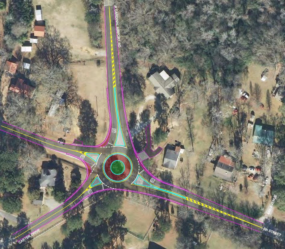 5 th Street at Cardinal Airport Rd Northport, AL Compact Roundabout 105 ICD 16 CRW 15.