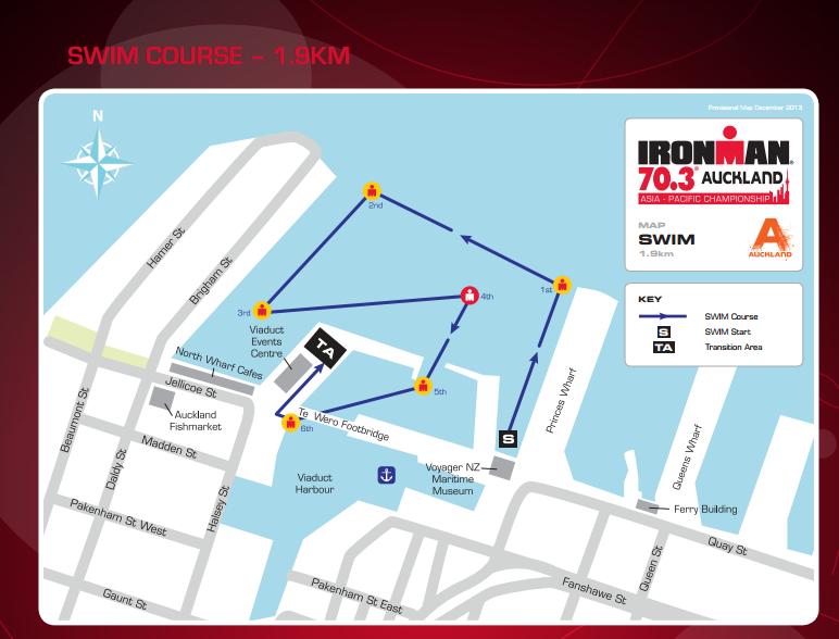 Swim Start & Course ig warm up before your swim so I suggest a run warm up with some stride outs (see info below prior to the race start).