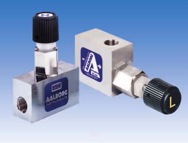 BARSTOCK VALVES VB Designed for controlling a broad range of flow rates of liquids and gases, CV TM Utility valves are available in three conveniently overlapping orifice-needle sizes.