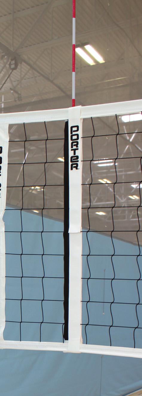 Boundary markers are 2 wide white polyester reinforced vinyl straps with hook & loop attachment strips to secure to the net. *Powr-Line Net Antennas fit 32 x 39 nets.