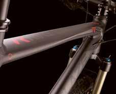 5 tapered head tube helps for precise handling and improves the rigidity of the frame.