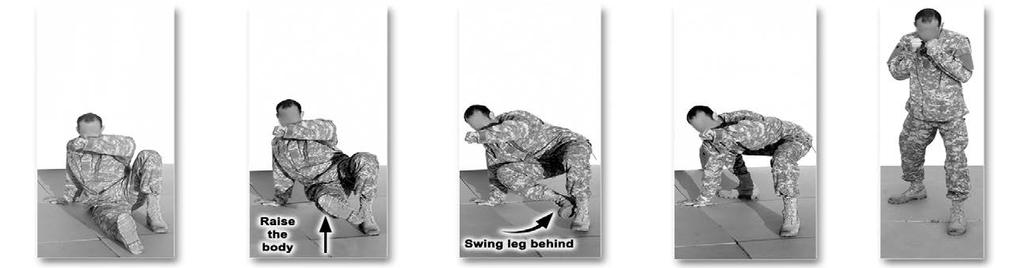 BASIC COMBATIVES POSITIONAL TECHNIQUES GROUND GRAPPLING BASIC TECHNIQUES STAND IN BASE Stand in base allows the fighter to stand in the presence of an opponent or potential opponent without