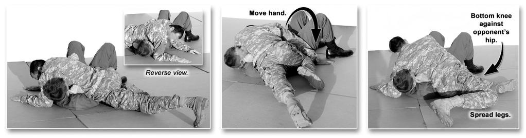 BASIC COMBATIVES POSITIONAL TECHNIQUES GROUND GRAPPLING BASIC BODY POSITIONING MOVES ACHIEVE THE MOUNT FROM SIDE CONTROL Fighters often move from the side control to the mount or rear mount, where