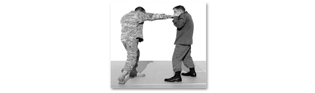 BASIC STRIKING STRIKING SKILLS ARM STRIKES, ATTACK CROSS The cross is a power punch thrown from the rear arm. It is often set up by the jab or thrown in a combination.