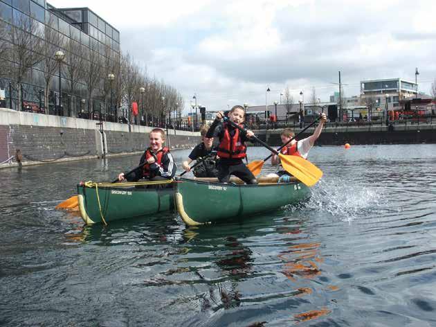 Adventure week Adventurers will get to spend 3 days trying out a wide range of activities here at Salford Quays including most of our watersports and maybe a spot of climbing.