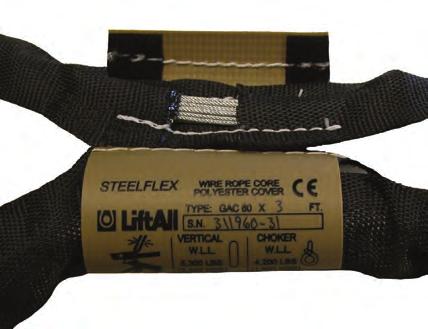 The result is a highly flexible, easy to use sling that complies with all of the current rigging codes. Stretch at rated capacity is approximately 1%.