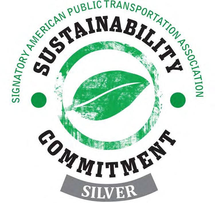 Fostering Community Health 107 Figure 100. APTA Sustainability Silver Award logo Source: Valley Metro.