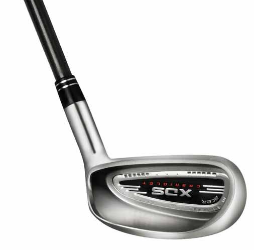 ACER XDS CABRIOLET IRON WE TOOK THE TOP DOWN SO YOU CAN ENJOY THE RIDE INTRODUCING QUITE POSSIBLY THE WIDEST SOLE IRON EVER CREATED Transitional Technology Comparing the face of the 3-iron (top) vs.