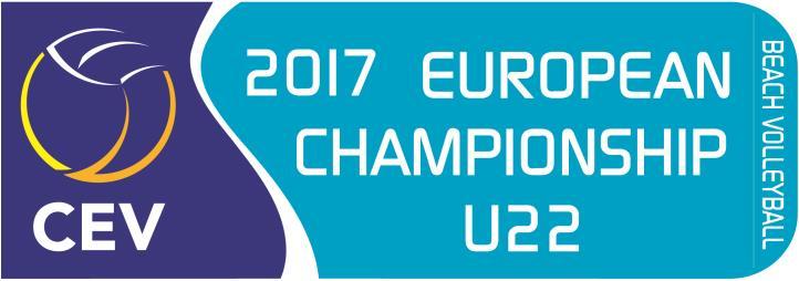 2017 CEV U22 BEACH VOLLEYBALL EUROPEAN CHAMPIONSHIP OFFICIAL COMMUNICATION No. 2 1.
