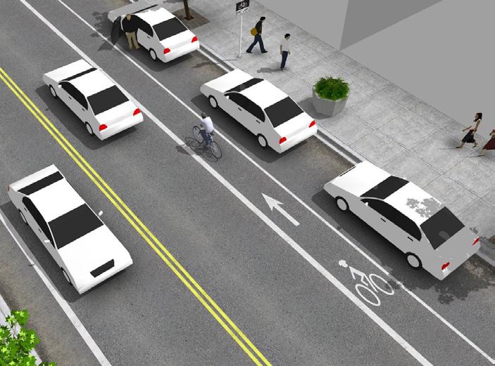 DIMENSIONS 6 recommended 5 if no on-street parking is present If on-street parking or buffer, total width 14.