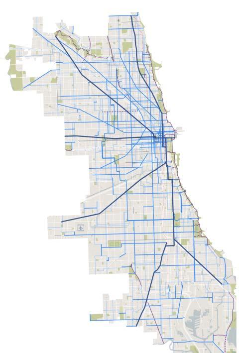 Plan 2020 Over 600-mile network of Neighborhood Bike Routes, Crosstown