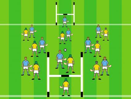 Increase the distance between the players or reduce the width of the goal ACTIVITY 5 STRIKE FROM THE HAND - SKILL POINT GAME HURLING CONDITIONED GAME This modified game to develop Striking from the